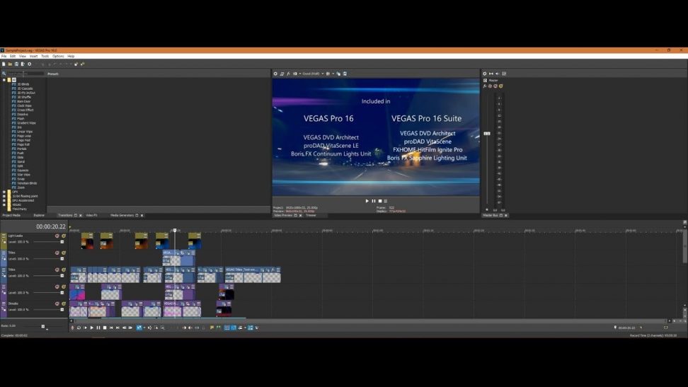 Sony Vegas Pro 20.0.0.411 download the new