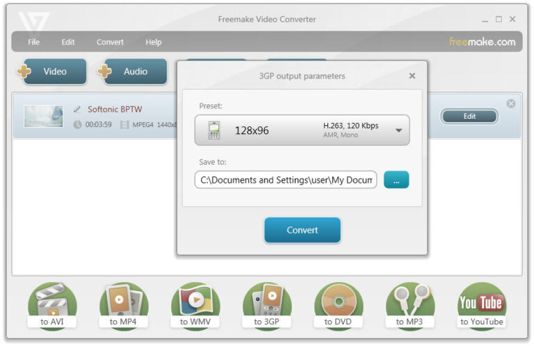 Freemake Video Converter 4.1.13.161 instal the last version for iphone