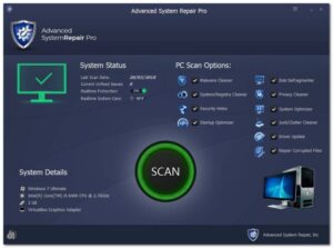 advanced system repair pro crack With Serial Key Free Download